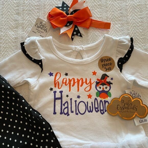 Baby Essentials 3-pc Happy Halloween Set - Picture 2 of 7